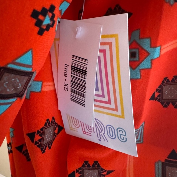 LULAROE IRMA BLOUSE AZTEK STYLE XS NWT - Picture 6 of 6